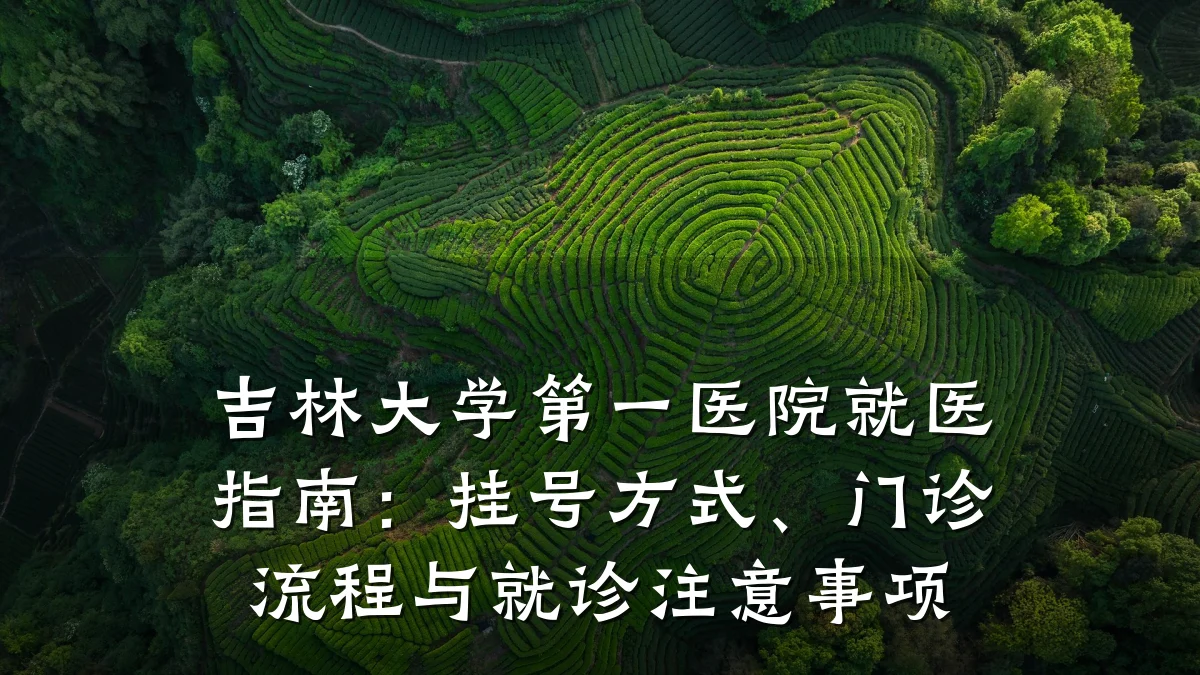 吉林大学第一医院就医指南：挂号方式、门诊流程与就诊注意事项