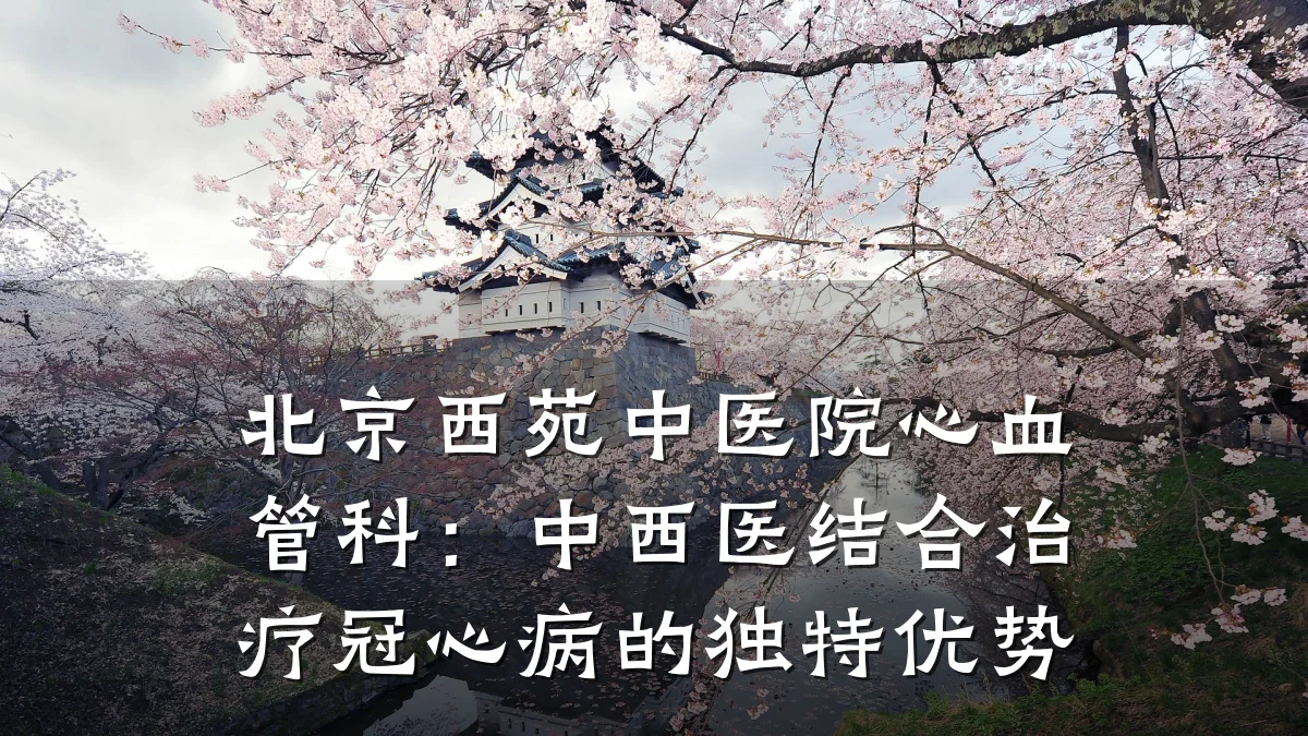 北京西苑中医院心血管科：中西医结合治疗冠心病的独特优势