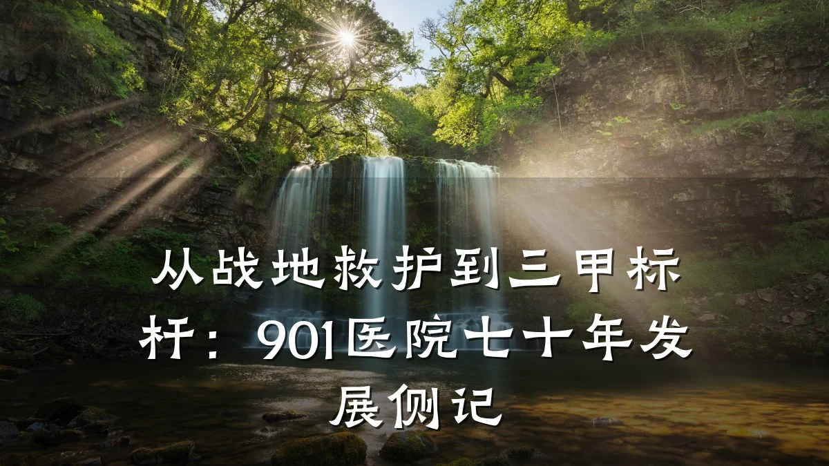 从战地救护到三甲标杆:901医院七十年发展侧记