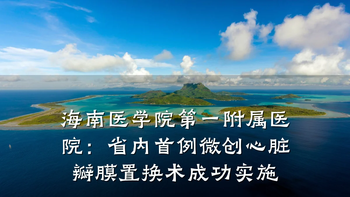 海南医学院第一附属医院：省内首例微创心脏瓣膜置换术成功实施