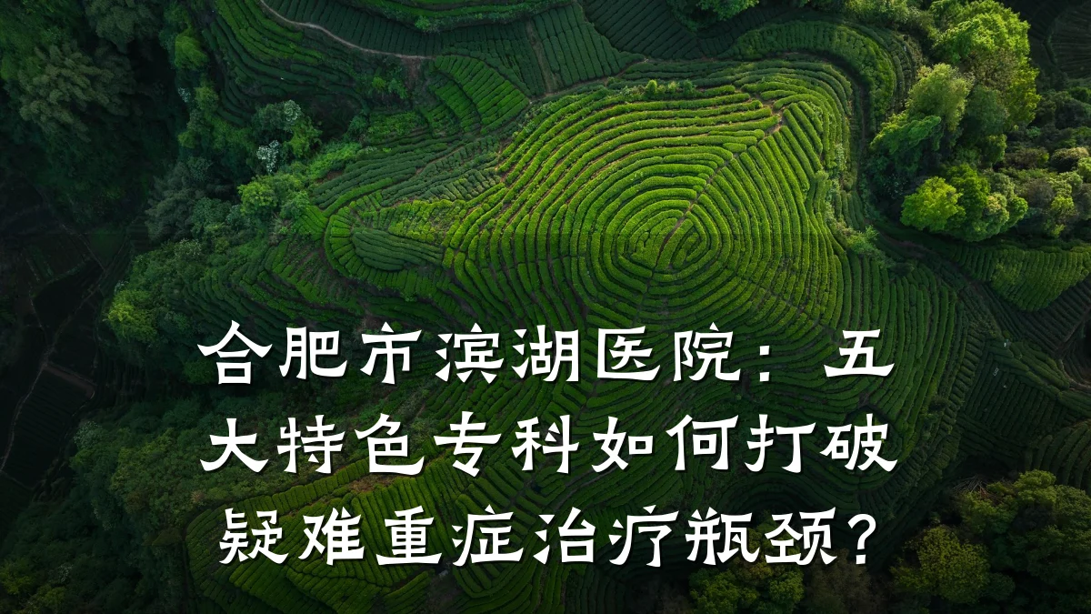 合肥市滨湖医院:五大特色专科如何打破疑难重症治疗瓶颈?