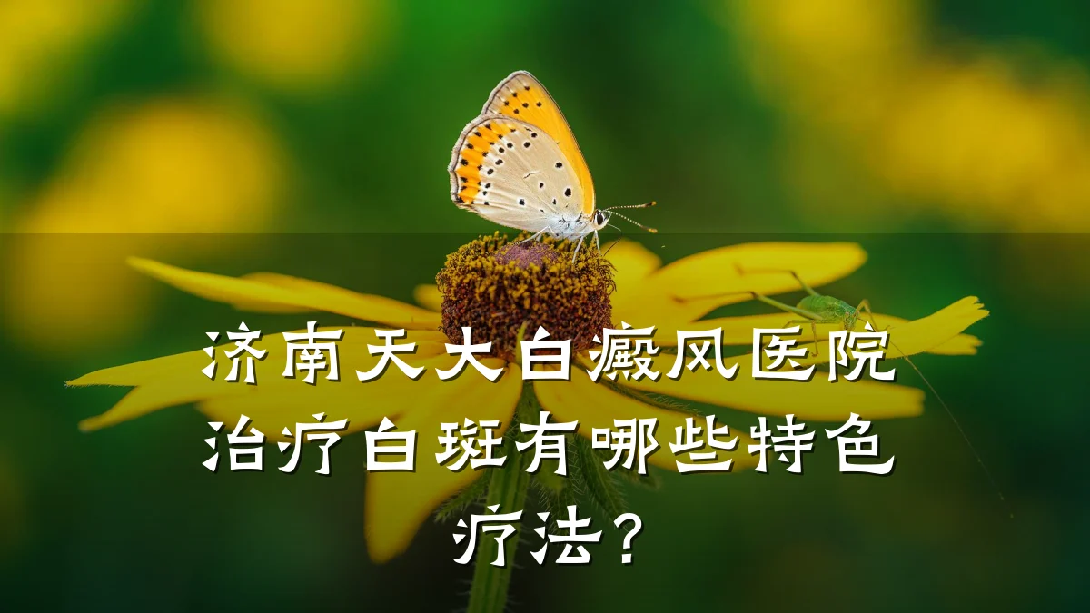 济南天大白癜风医院治疗白斑有哪些特色疗法?
