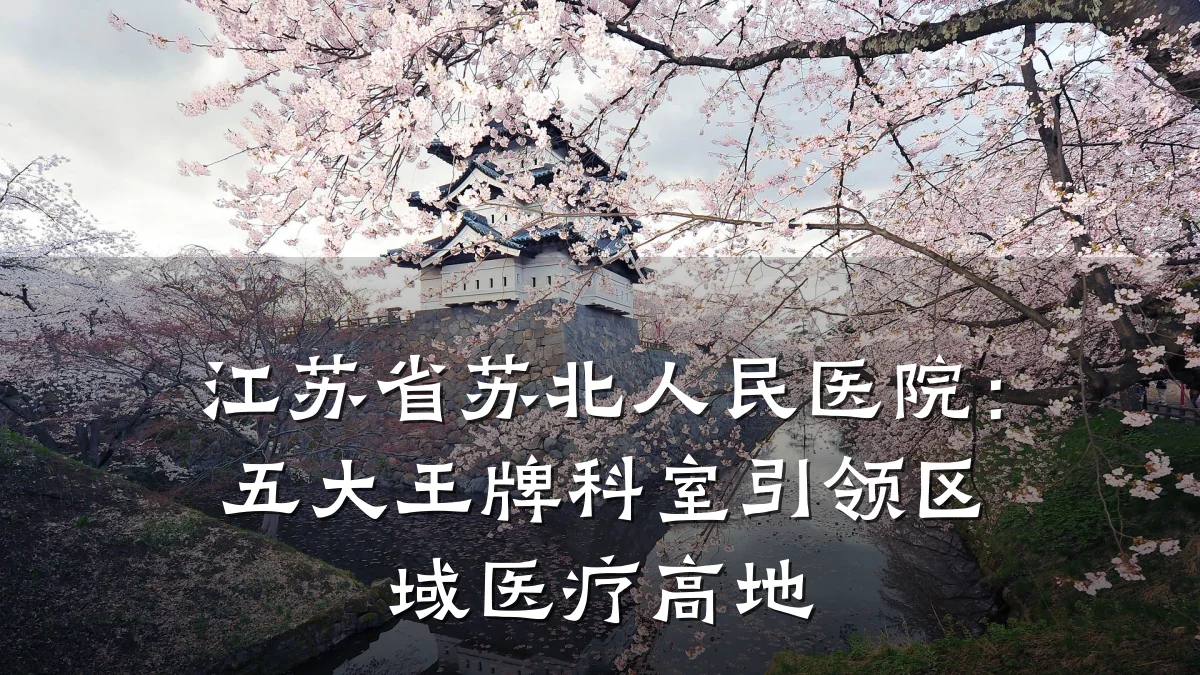 江苏省苏北人民医院:五大王牌科室引领区域医疗高地