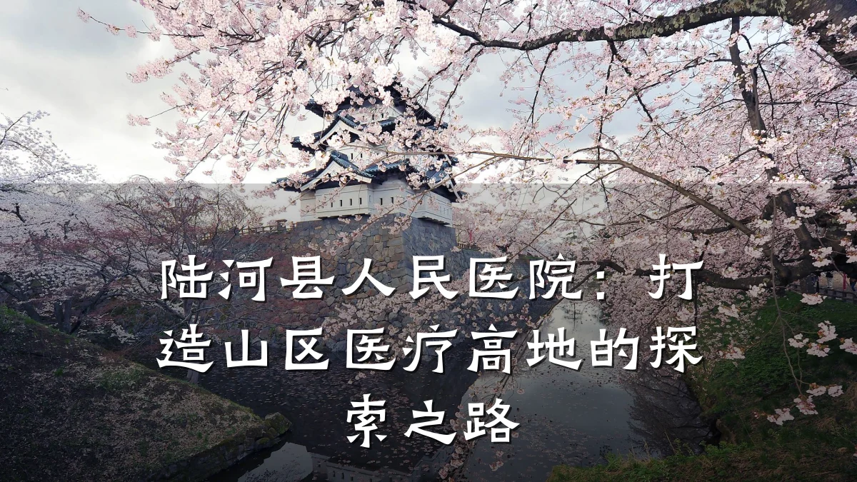 陆河县人民医院:打造山区医疗高地的探索之路
