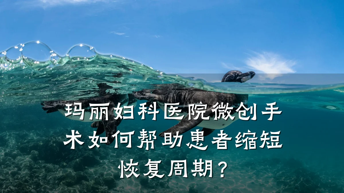 玛丽妇科医院微创手术如何帮助患者缩短恢复周期?