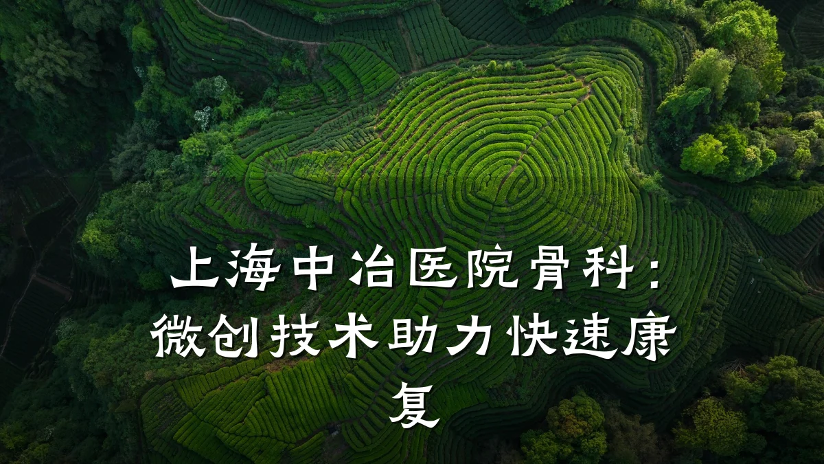 上海中冶医院骨科:微创技术助力快速康复