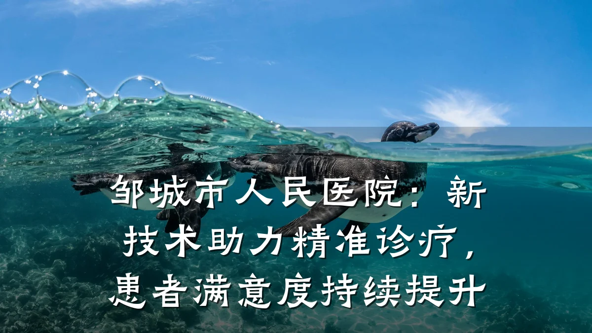 邹城市人民医院:新技术助力精准诊疗,患者满意度持续提升