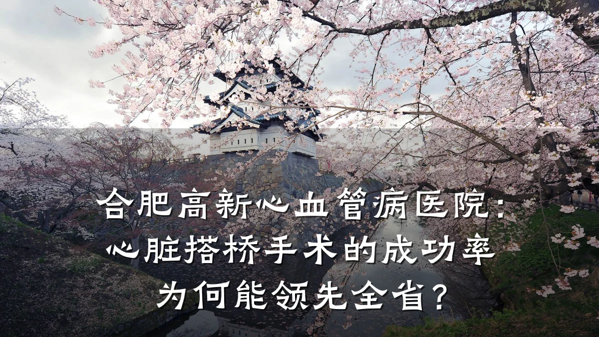 合肥高新心血管病医院:心脏搭桥手术的成功率为何能领先全省?