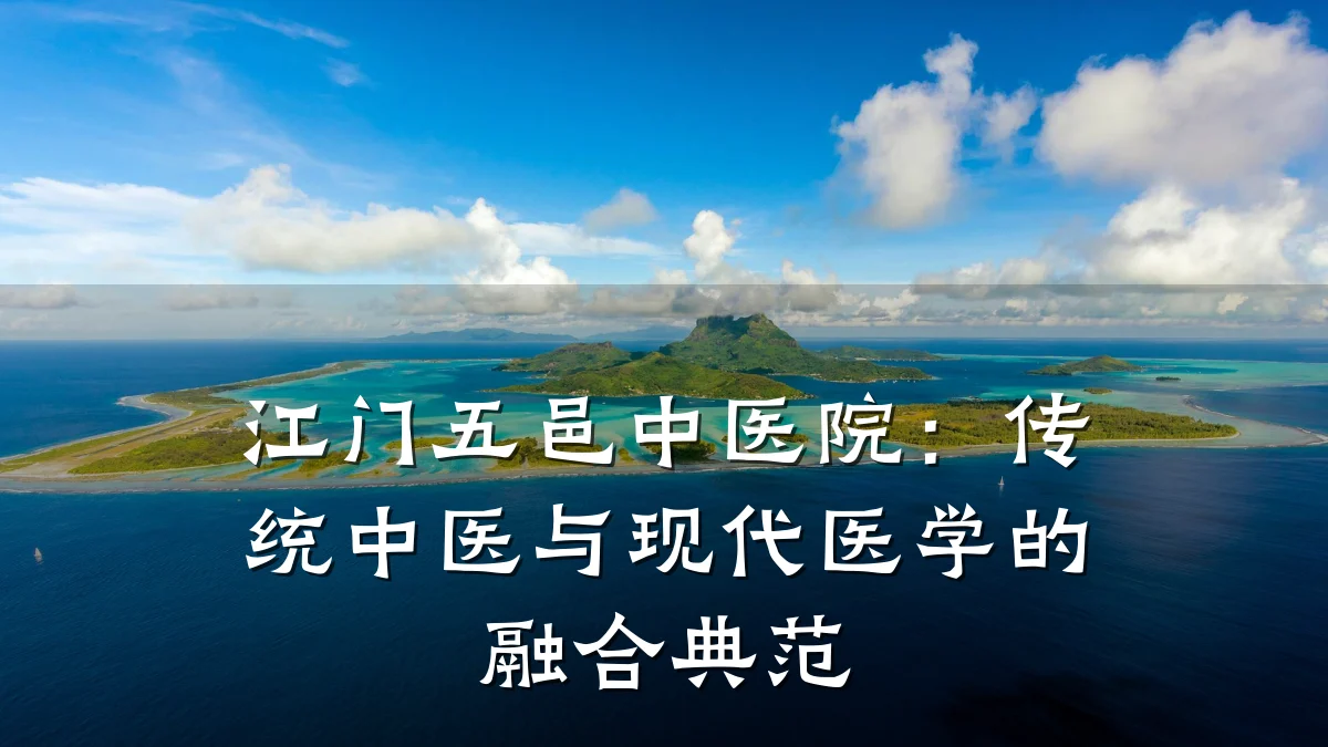 江门五邑中医院：传统中医与现代医学的融合典范