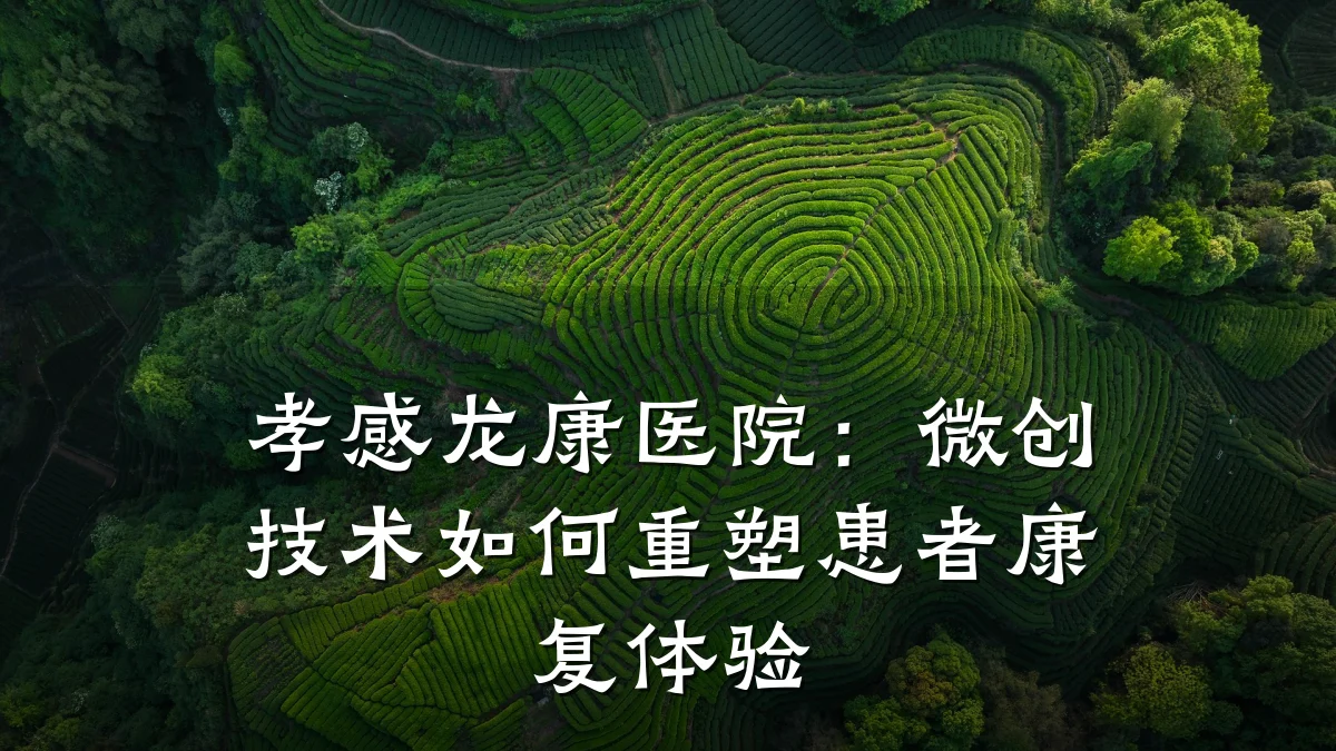 孝感龙康医院:微创技术如何重塑患者康复体验
