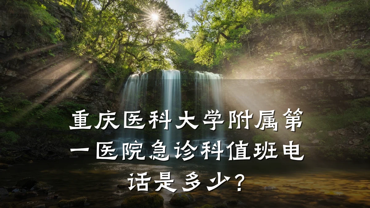 重庆医科大学附属第一医院急诊科值班电话是多少?
